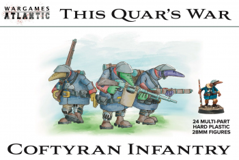 Image of 28mm Quar Coftyran Infantry -- 24 plastic miniatures