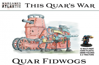 Image of 28mm Quar Fidwog Infantry -- 12 plastic figures & 2 vehicles