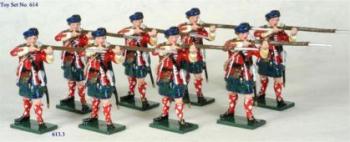 British 42nd (Highland) Regt. of Foot--8 firing figures--Special Order:  Takes 2 to 3 months. British 42nd (Highland) Regt. of Foot--8 firing figures--Special Order:  Takes 2 to 3 months. #10315