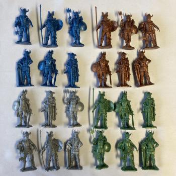 Fontanini  - Vikings 4 sets in 4 colors - 24 figures - ONE AVAILABLE!  #50567