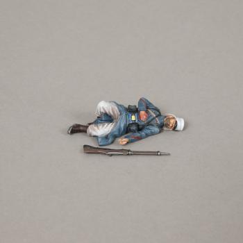 Image of French Legionnaire Dead--single figure and rifle