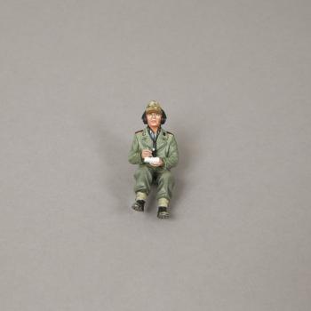 Sitting Radio Operator--single seated figure--TWO IN STOCK!! #50592