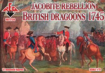 British Dragoons, Jacobite Rebellion, 1745--12 figures in 12 poses and 12 horses in 6 horse poses--THREE IN STOCK. British Dragoons, Jacobite Rebellion, 1745--12 figures in 12 poses and 12 horses in 6 horse poses--THREE IN STOCK. #50704