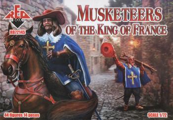 Musketeers of the King of France, 17th Century--44 figures in 14 poses (unpainted)--AWAITING RESTOCK. Musketeers of the King of France, 17th Century--44 figures in 14 poses (unpainted)--AWAITING RESTOCK. #50710