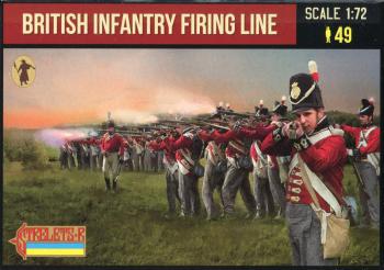 Napoleonic British Infantry Firing Line--49 figures in 21 poses (unpainted) Napoleonic British Infantry Firing Line--49 figures in 21 poses (unpainted) #50740