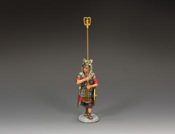 The Marching Roman Imaginifer--single marching figure carrying standard #50757