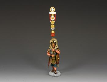 The Marching Roman Signifer--single marching figure carrying standard #50758