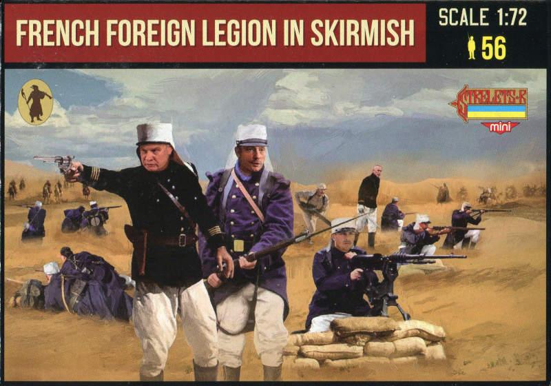 French Foreign Legion in Skirmish, Rif War--56 figures in 14 poses ...