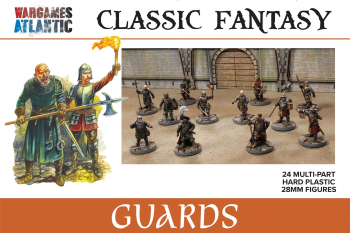 28mm Classic Fantasy: Guards--24 multi-part hard plastic figures 28mm Classic Fantasy: Guards--24 multi-part hard plastic figures #50782