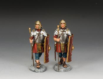 The Marching Optios--two marching Roman figures #50893
