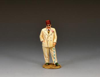 King Farouk of Egypt--single figure in western-style double-breasted suit and fez King Farouk of Egypt--single figure in western-style double-breasted suit and fez #50895