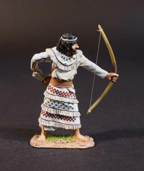 Syrian Mercenary Archer reaching for arrow, The Battle of Kadesh, 1274 BCE, New Kingdom Egyptians, The Ancients--single figure Syrian Mercenary Archer reaching for arrow, The Battle of Kadesh, 1274 BCE, New Kingdom Egyptians, The Ancients--single figure #50945