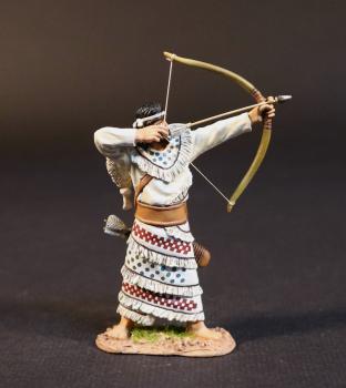 Syrian Mercenary Archer ready to loose arrow, The Battle of Kadesh, 1274 BCE, New Kingdom Egyptians, The Ancients--single figure Syrian Mercenary Archer ready to loose arrow, The Battle of Kadesh, 1274 BCE, New Kingdom Egyptians, The Ancients--single figure #50946
