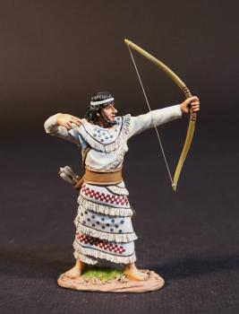 Syrian Mercenary Archer having fired, The Battle of Kadesh, 1274 BCE, New Kingdom Egyptians, The Ancients--single figure Syrian Mercenary Archer having fired, The Battle of Kadesh, 1274 BCE, New Kingdom Egyptians, The Ancients--single figure #50947