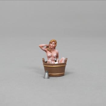 Tammy, Girl in Tub (Blond Hair)--single female figure in washtub with washing/rinsing jug--RETIRED--LAST THREE!! #50989