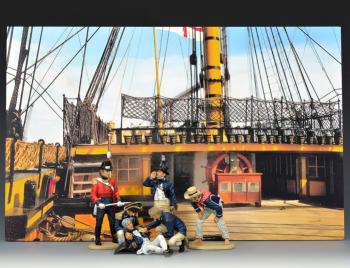 The Death of Nelson--six Napoleonic British Navy figures #51015