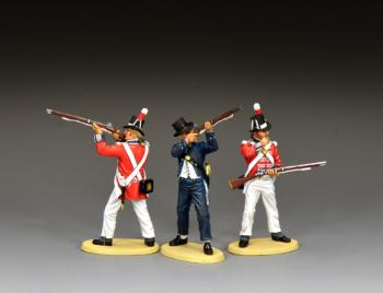 “Shooting The Sharpshooter”--three Napoleonic British figures (two Marines & Midshipman John Pollard) #51016