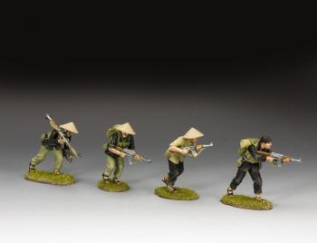 The Viet Cong Patrol--four Vietnam-era VIet Cong figures #51018