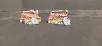 Image of Shores of Tripoli Small Wall Ruins (foam)--two wall sections (4” x 4” x 2.25”)--AWAITING RESTOCK.