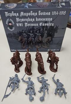 WWI German Cavalry, 1914-1918--four mounted figures in four poses--EIGHT IN STOCK! WWI German Cavalry, 1914-1918--four mounted figures in four poses--EIGHT IN STOCK! #51067