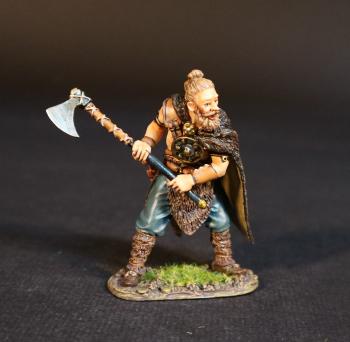 Germanic Warrior, Germanic Warriors, Armies and Enemies of Ancient Rome--single figure with two-handed axe #51077