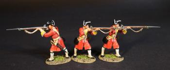 Three Line Infantrymen Firing, Line Infantry, Dejean's Regiment of Foot, The Jacobite Rebellion, 1745--three figures Three Line Infantrymen Firing, Line Infantry, Dejean's Regiment of Foot, The Jacobite Rebellion, 1745--three figures #51087