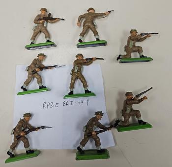 Britains Deetail- British Soldiers WWIl Group- 9 Figures--RETIRED -- ONE AVAILABLE!  Britains Deetail- British Soldiers WWIl Group- 9 Figures--RETIRED -- ONE AVAILABLE!  #51010