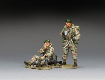 Time For Some Scran & A Wet--two British paratrooper figures from the Falklands War #51152