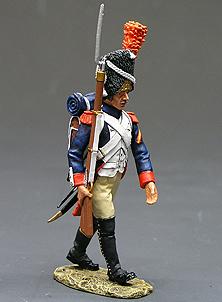 Image of French Imperial Guard Marching with Rifle--single figure--RETIRED--LAST FIVE!!