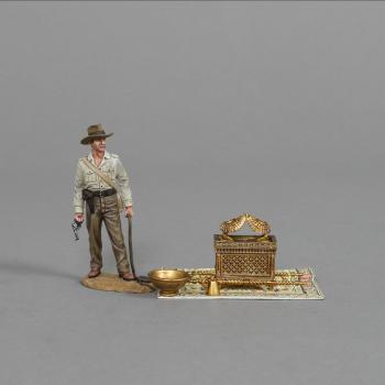 Professor Jones and the Ark of the Covenant--single figure with revolver and whip and Ark, pitcher, bowl, and rug--RETIRED--LAST FIVE!! #51169