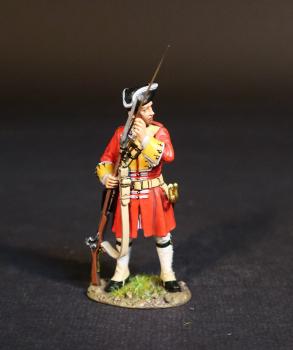 Image of Line Infantry Standing Ramming, Line Infantry, Dejean's Regiment of Foot, The Jacobite Rebellion, 1745--single figure--ACCEPTING PRE-ORDERS ONLY.