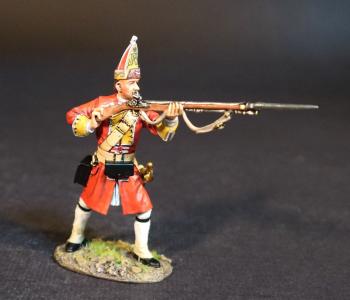 Image of Grenadier “Push Your Bayonet,” Dejean's Regiment of Foot, Cumberland's Army, The Battle of Culloden, 16th April 1745, The Jacobite Rebellion, 1745--single figure