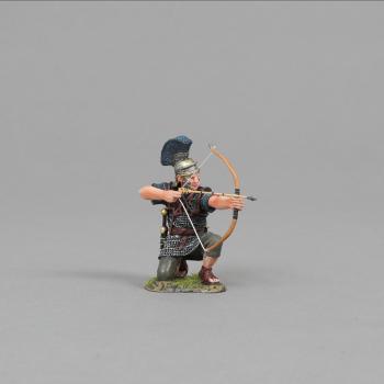 Image of Kneeling Praetorian Archer Firing Straight Ahead--single figure
