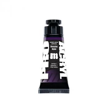 Image of Dioxazine Violet, ProAcryl Expert Acrylics 008 (Flat Matte)--30mL tube (1 fluid ounce) with an easy-access flip top lid Image of Dioxazine Violet, ProAcryl Expert Acrylics 008 (Flat Matte)--30mL tube (1 fluid ounce) with an easy-access flip top lid