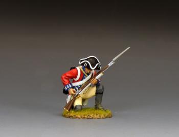 Image of "Priming The Musket," 4th (King Own) Regiment of Foot--single kneeling infantryman figure