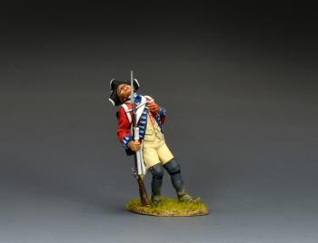 Image of "Aaargh!," 4th (King Own) Regiment of Foot--single infantryman figure falling shot