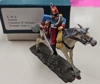Trooper, Type 1, Chasseur D'Afrique--single mounted figure slicing down to the right--RETIRED--LAST ONE!! #51375