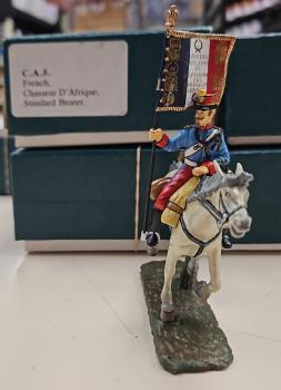 Standard Bearer, Chasseur D'Afrique--single mounted figure--RETIRED--LAST ONE!! #51374