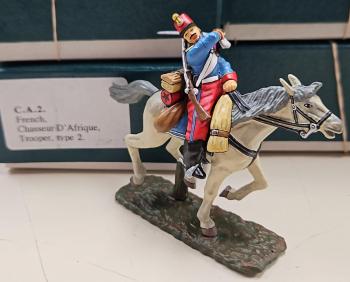 Trooper, Type 2, Chasseur D'Afrique--single mounted figure ready to slash from high left--RETIRED--LAST ONE!! #51376