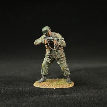 Image of Fallschirmjäger MP40 Submachine Gunner Shooting, Battle of Normandy--single figure