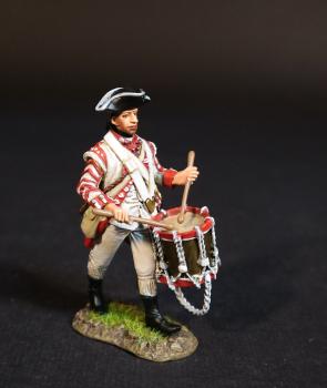 Image of Drummer, British Marines, The Assault on the Redoubt at Breeds Hill, The Battle of Bunker Hill, June 17th 1775, The American War of Independence, 1775–1783--single advancing figure