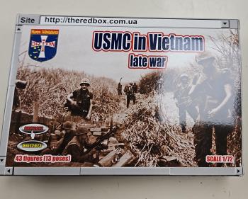 Image of 1/72 USMC in Vietnam, Late War--43 figures in 13 poses