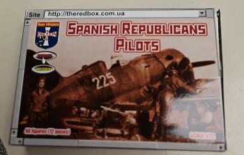 Image of 1/72 Spanish Republican Pilots--48 figures in 12 poses