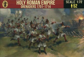 Image of Holy Roman Empire Grenadiers, 1701-1714--52 figures in 16 poses