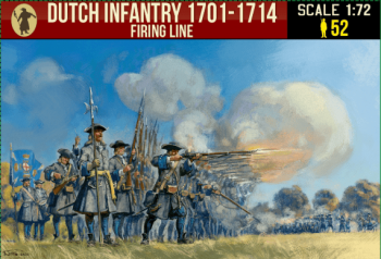 Image of Dutch Infantry Firing Line, 1701-1714--52 figures in 16 poses