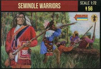 Image of Seminole Warriors--56 figures in 14 poses (unpainted)