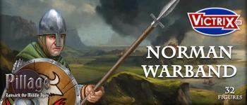 Image of 28mm Norman Warband--thirty-two multi-part unpainted plastic figures