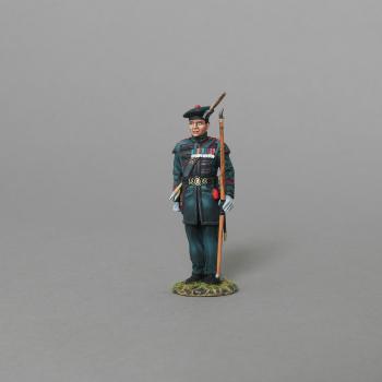 Image of Archer Stood to Attention, The Royal Company of Archers--single figure