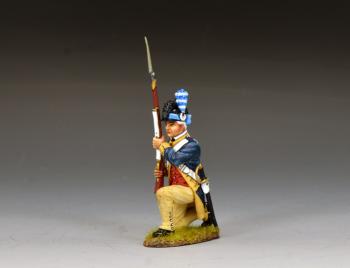 Image of Washington's Guard Company Kneeling Ready--single figure