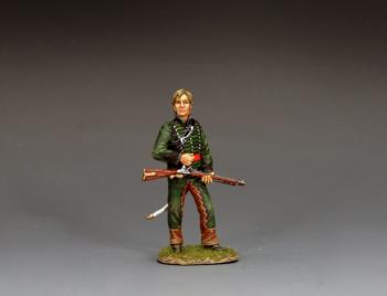 Image of Captain Richard Sharpe of the 95th Rifles--single Napoleonic-era British figure